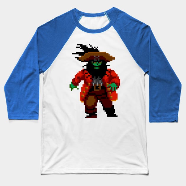 LeChuck Baseball T-Shirt by Pexel Pirfect